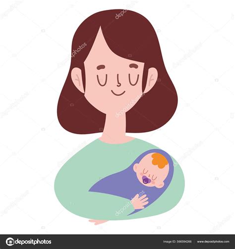 dibujo de mama  bebe mama  bebe plantilla del concepto del