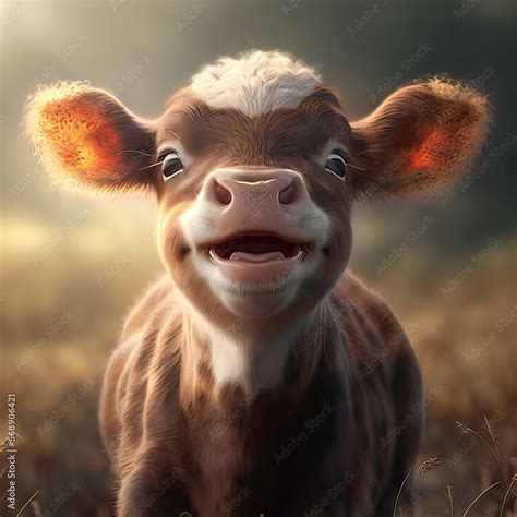 Funny Cow Smiling