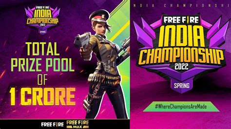 Free Fire India Championship Match Schedule Timing Format And