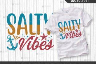 Salty Vibes Svg Cut File Beach Life Svg Graphic By Pixel Elites