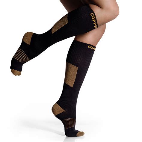 Copperjoint Long Compression Socks For Women And Men Mmhg Knee