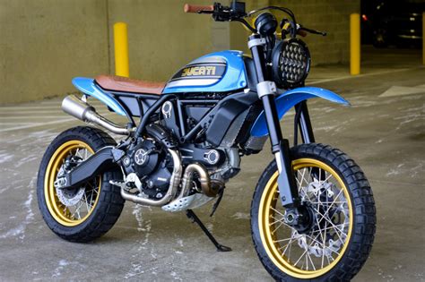 Desert Sled Redux Ducati Scrambler By Parr Mc Bikebound