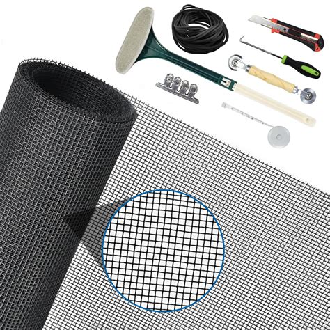Buy Jeyew Window Screen with Full Set Repair Kit, Fiberglass Window
