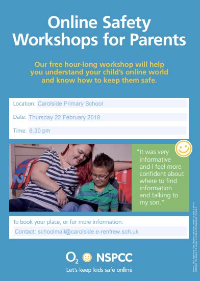 Online Safety Workshop Carolside Primary School