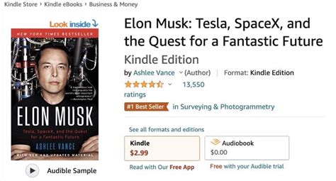 Elon Musk Tesla SpaceX And The Quest For A Fantastic Future Kindle