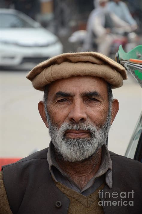 Portrait of Pathan tuk tuk rickshaw driver Peshawar Pakistan Photograph ...