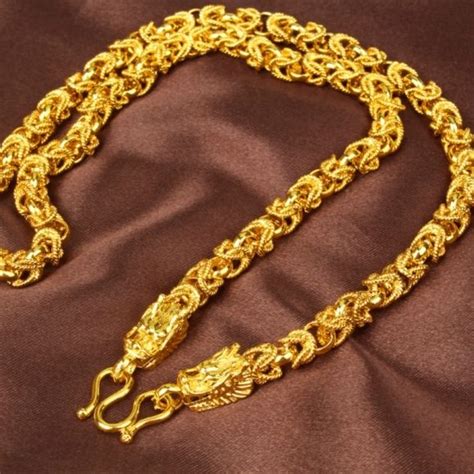 O New Specials K Gold Plated Men Necklace Chain Y C