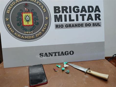 Coluna de Geral RS Brigada Militar prende homem por tráfico em