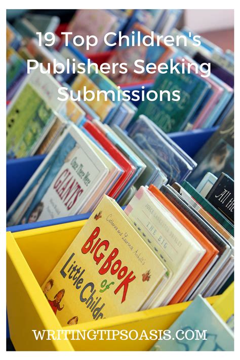 19 Top Children's Publishers Seeking Submissions - Writing Tips Oasis ...