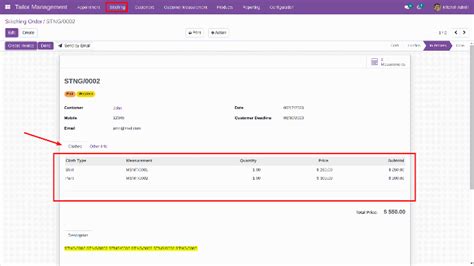 Tailor Management Software In Odoo Devintellecs