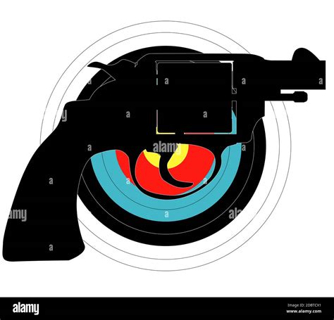 Silhouette Revolver Stockfotos Und Bilder Kaufen Alamy