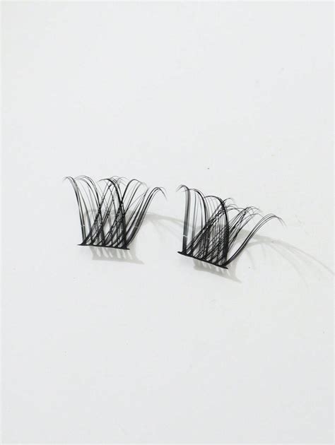 Segmented Thick Crossed False Eyelashes 7 Row High Volume Self