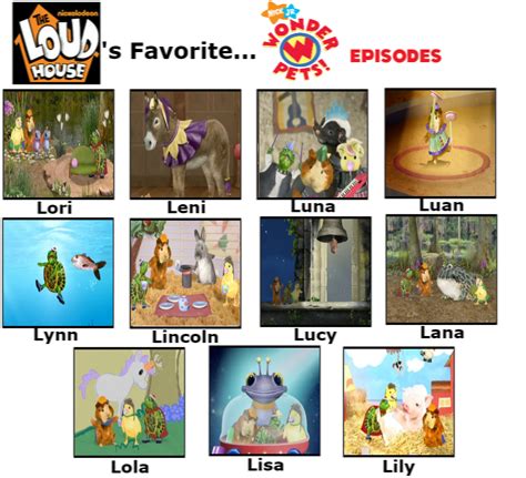 Loud Siblings' Favorite Wonder Pets Episodes by ehrisbrudt on DeviantArt