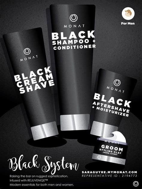 Monat Black System Designed Just For Men Monat Monat Moisturizer Monat Black