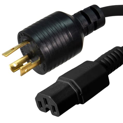 L6 20p To C15 Plug Adapter Power Cord Pdu Whips