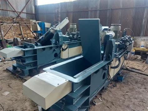 60 90 Ton Mild Steel Double Action Hydraulic Scrap Baling Press Auto