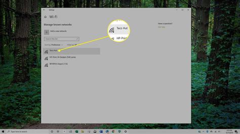 How To Forget A Network On Windows 10