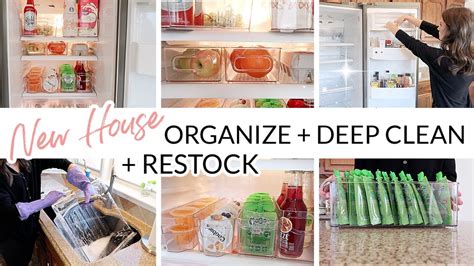 NEW HOUSE DEEP CLEAN ORGANIZE RESTOCK SPEED CLEANING