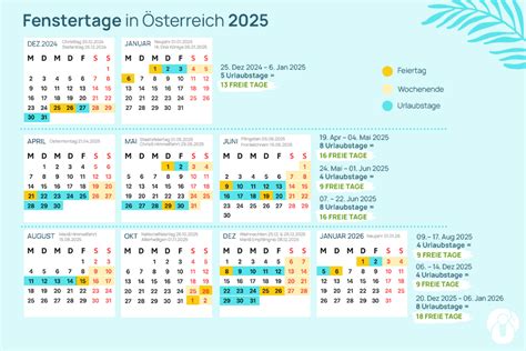 Zwickeltage Fenstertage 2025 in Österreich Urlaub clever planen