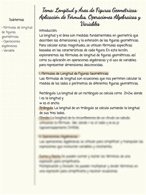 Solution Longitud Y Rea De Figuras Geom Tricas Studypool