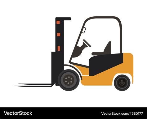 Forklift Icon Royalty Free Vector Image Vectorstock