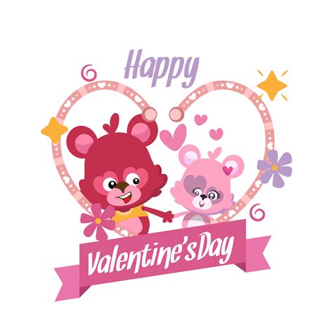 Couple teddy bears for valentines card - Download Free Vectors, Clipart ...