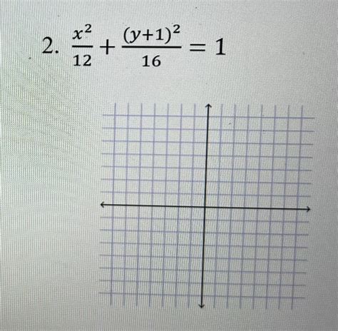 Solved Graph each ellipse by finding the center, vertices, | Chegg.com | Chegg.com