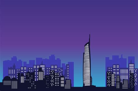 Almas City Tower Vector Many Buildings Graphic By Cityvector