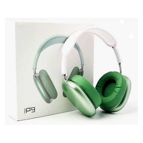 Casque Sans Fil P Bluetooth Avec Emplacement Carte Memoire Vert