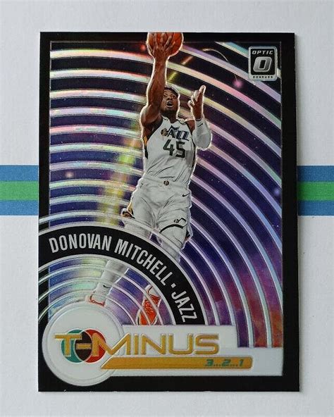 Panini Donruss Optic Donovan Mitchell T Minus Optic Holo Prizm