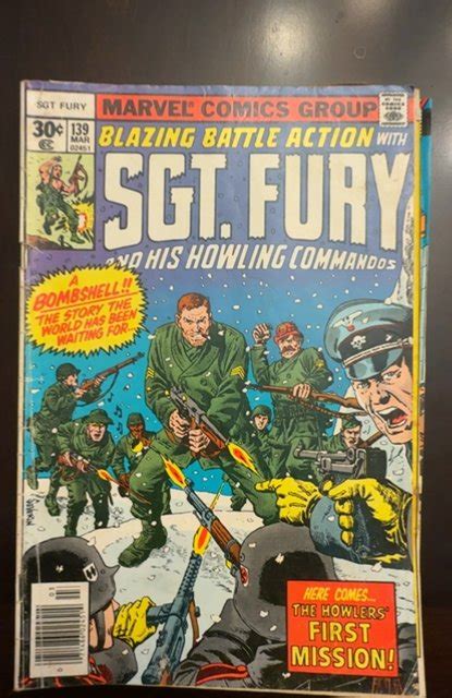 Sgt Fury And His Howling Commandos Sgt Fury Comic Books