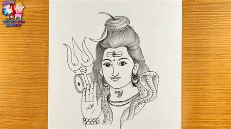 How To Draw Lord Shiva Easy Drawing Of Mahadev Step By Step