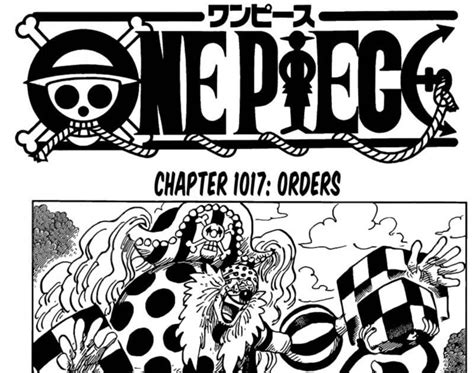 One Piece 1017 Orders One Piece Manga Online