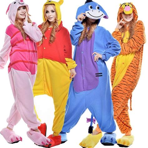 Winnie The Pooh Tigger Eeyore Piglet Costumes Onesies Piglet Costume