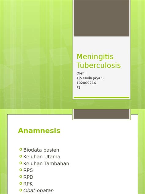 PDF Meningitis Tuberculosis 1 Pptx DOKUMEN TIPS