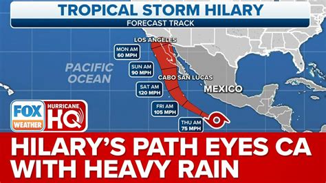 Tropical Storm Hilary Forms In Pacific Impacts Expected For Southern