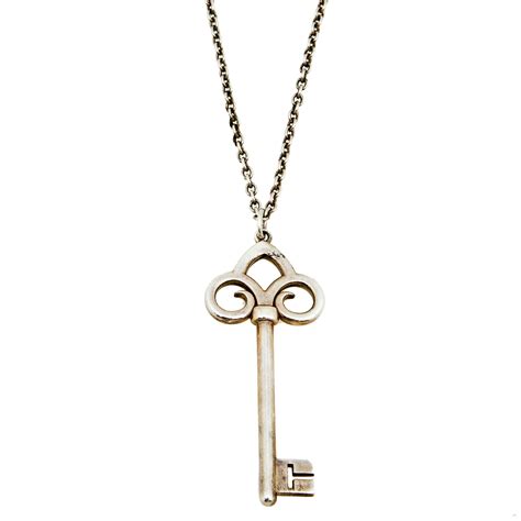 Tiffany And Co Tiffany Key Sterling Silver Pendant Necklace Tiffany And Co