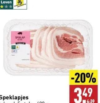 Speklapjes Inhoud Stuks G Aanbieding Bij Aldi