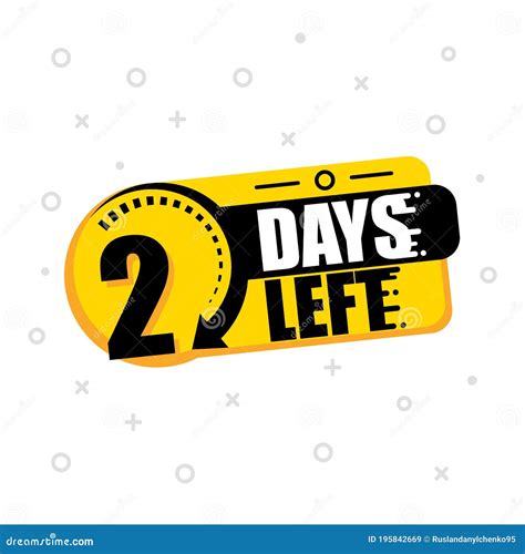 26 Days Left. Countdown Badge. Vector Illustration Isolated On White