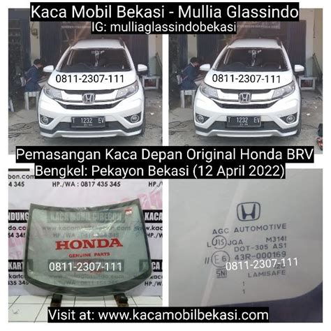 Pemasangan Kaca Depan Original Honda Brv Di Bekasi Cikarang Karawang