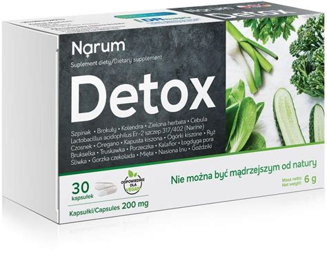 Preparat Medycyny Naturalnej Narum Detox 200mg 30kaps Opinie I Ceny