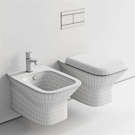 Azzurra Ceramica Prua Wall Hung Wc D Model Turbosquid