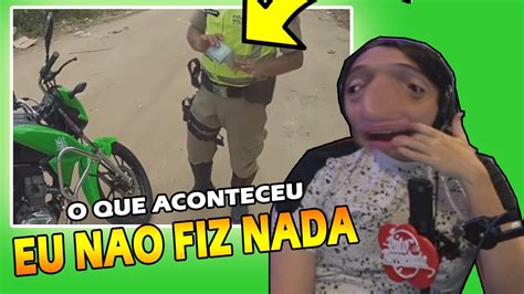 JEFINHO REAGINDO A ENQUADROS DE MOTO EP 04 YouTube