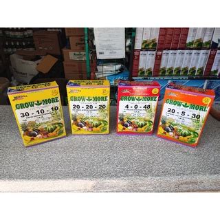 Growmore Grow More Water Soluble Foliar Fertilizer 1 KILO Shopee