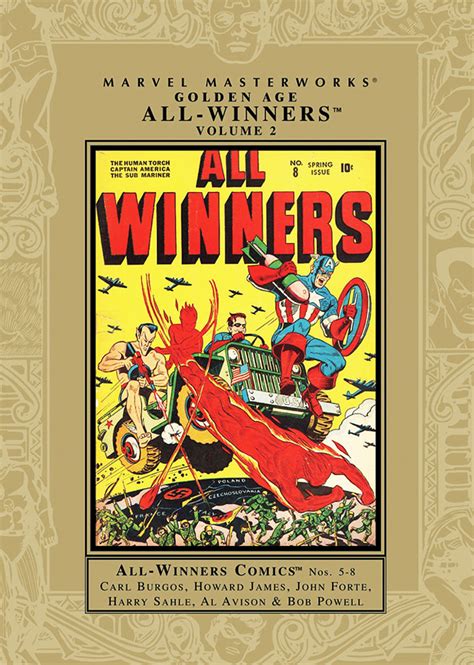 Trade Reading Order Marvel Masterworks Golden Age All Winners Vol