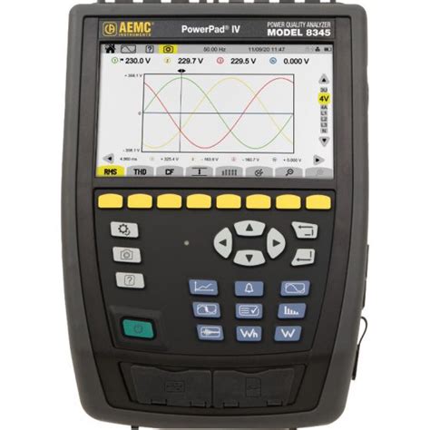 Aemc Powerpad Iv Power Quality Analyzer Instrumentation