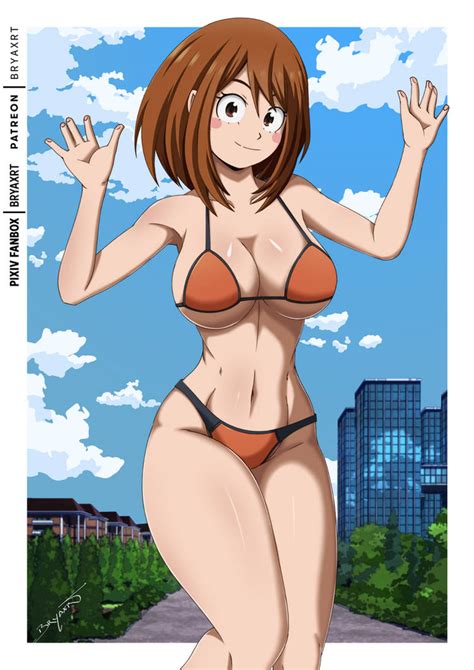 Ochako Bikini Time By Bryaxrt On Deviantart