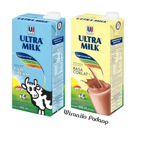 Jual Ultrajaya Ultra Susu Uht Milk Full Cream Chocolate Coklat Liter