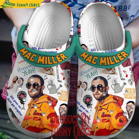 Mac Miller Poster Crocs Style Discover Comfort And Style Clog Shoes