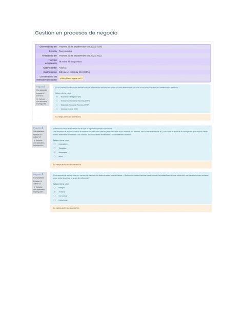 Gestion En Procesos Sem 2 Examen Pdf